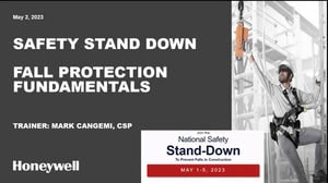 Pre-Recorded Safety Stand-Down Event May 2, 2023